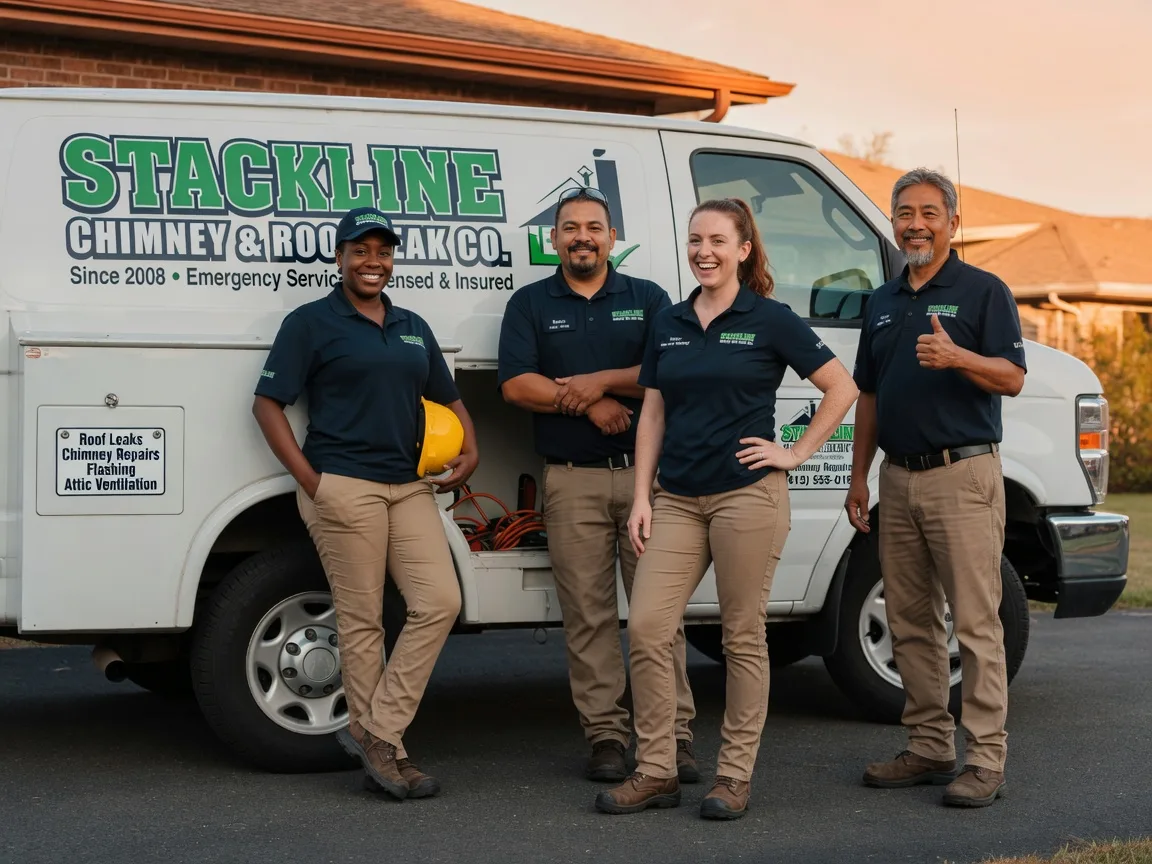 Chimney flashing repair company in Indianola, WA